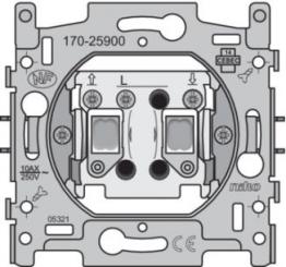 Niko  NIKO Steckdosen 45x45 - SOCLE PUSH-BUTTON BLINDS 