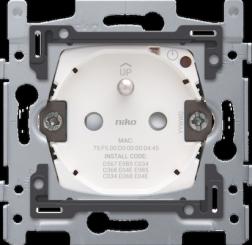 Niko   Steckdosen 45x45 - CONN SWITCH SOCKET PIN E 