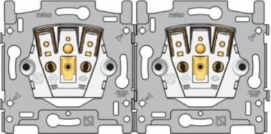 Niko  NIKO Steckdosen 45x45 - SOCLE DOUBLE SOCK. OUTL 