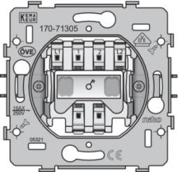 Niko  NIKO Steckdosen 45x45 - SOCLE SWITCH 2P-16A 