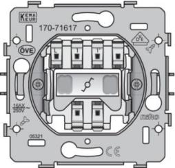 Niko  NIKO Steckdosen 45x45 - SOCLE SWITCH 2-WAY 16A 