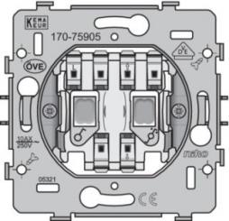 Niko  NIKO Steckdosen 45x45 - SOCLE SWITCH FOR BLINDS 