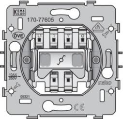 Niko  NIKO Steckdosen 45x45 - CONTROLSWITCH 2-WAY 