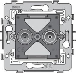 Niko  NIKO Steckdosen 45x45 - CONNECTION TV/FM EDU 