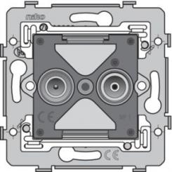 Niko  NIKO Steckdosen 45x45 - CONNECTION TV/FM EDU 