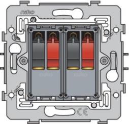 Niko  NIKO Steckdosen 45x45 - FRAME 2x AUDIOCONNECTOR 