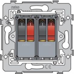 Niko  NIKO Steckdosen 45x45 - FRAME 2x AUDIOCONNECTOR 