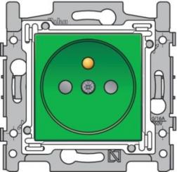 Niko  NIKO Steckdosen 45x45 - SOCKET-OUTL. PEN+E GREEN 
