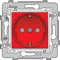 Niko  NIKO Steckdosen 45x45 - SOCKET-OUTL. SIDE+SAFETY 