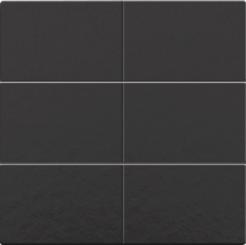 Niko  Pure Bakelite Piano Black - SET 6xPUSHB. 24V 