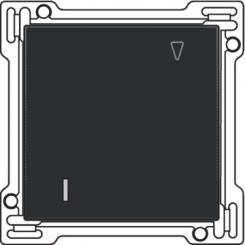 Niko  Pure Bakelite Piano Black - SET HOTELCARDSWITCH 