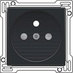 Niko  NIKO Pure Bakelite Piano Black - CPL SOCKET-OUTL. PEN+E 