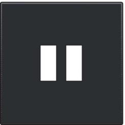 Niko  Pure Bakelite Piano Black - SET USB CHARGER B.BLACK 