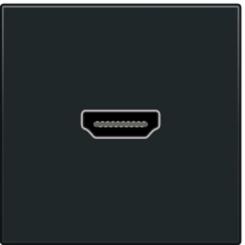 Niko  Pure Bakelite Piano Black - SOCK. HDMI-HDMI B.BLACK 