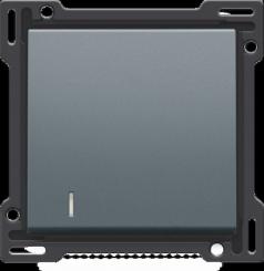 Niko  NIKO Pure Alu Steel Grey - ROCKER+LENS B.BLACK 