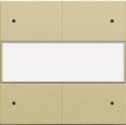 Niko  NIKO Pure Alu Gold - SET 4xPUSHB. 24V+LED/L 