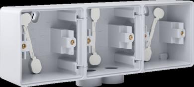 Niko  NIKO Hydro - BOX SURFACE-M. 3X HORIZ. 