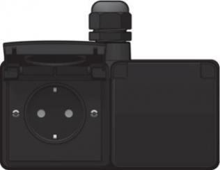 Niko  NIKO Hydro - HYDRO 2xSOCKET-OUTL SIDE 