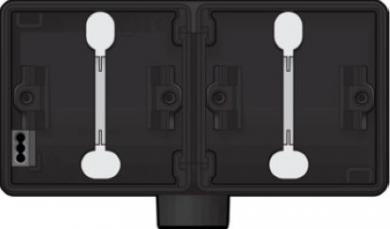 Niko  NIKO Hydro - HYDRO BOX 2GANG 1ENTR BL 