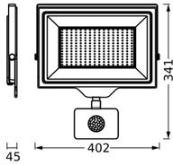 Ledvance  FL ESSENTIAL SENSOR 200W 840 BK 