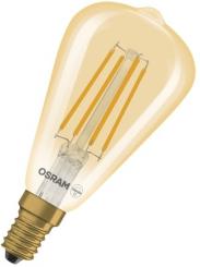 Ledvance LED-Lampe Vintage 1906 Edison 32 Filament DIM 4.8W 822 Gold E14 / EEK: G 