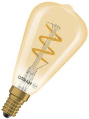 Ledvance LED-Lampe Vintage 1906 Edison Spiral Filament DIM 2.8W 822 Gold E14 / EEK: F 