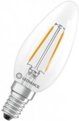 Ledvance LED-Lampe LED CLB25 1.8W 827 FILCL E14 P / EEK: D 