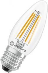 Ledvance LED-Lampe LED CLB40 3.4W 827 FILCL E27 P / EEK: D 