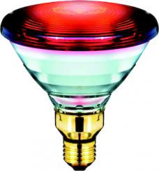 Philips Infrarot-Lampe PAR38 IR 150W E27 230V Red 