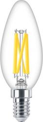 Philips LED-Lampe LED classic 40W B35 E14 CL WGD90  / EEK: D 