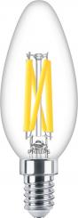 Philips LED-Lampe MAS VLE LEDCandleDT3.4-40W E14 927B35CLG / EEK: D 