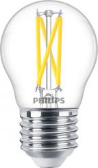 Philips LED-Lampe MAS LEDLusterDT2.5-25W E27 927 P45CL G / EEK: D 