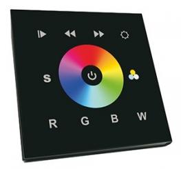 Rutec  DMX Touchpanel 1 ZONE RGBW Glas - schwarz 