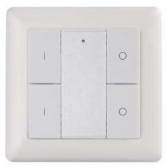 Rutec  Funkwandtaster 2 Kanal 2 ZONEN Einfarbig 