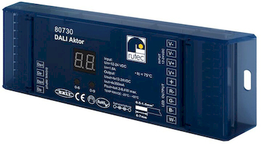 Rutec  DALI Aktor 350mA mehrfarbig 4x1 Kanal 4 Adressen 