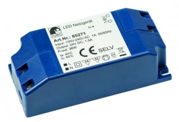 Rutec LED Netzteil/Treiber LED-Netzgerät 12V 12W IP20 100-240V AC Schraubanschluss 