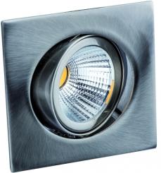 Rutec LED-Leuchte LED Einbaustr. 8W eisengeb.o.Konv. Quadro 2700K 25° 350mA CRI80 / EEK: E 