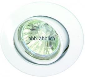 Rutec  Einbaustrahler Schwenkbar für MR-11 - Weiß matt - ALU-Druckguss 