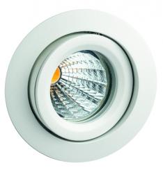 Rutec Einbauspot ALU-Druckguss Einbaustrahler Schwenkb.Schwenkb. MR-16 Weiß - Clipverschl. 