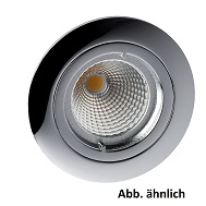 Rutec Einbauspot ALU Druckguss ohne Sprengring starr für MR16 schwarz 