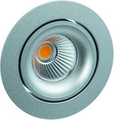 Rutec  GAIL LED-Einbaustrahler 1er Set dimmbar Plug&play schwenkb,rund,300mA,6W,IP40,3000K 
