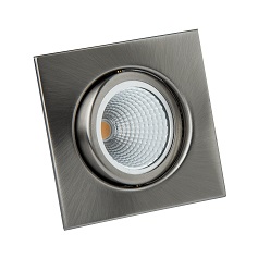 Rutec Einbauspot Edelstahl V4A ohne Sprengring eckig schwenkbar 1,4401 X5CrNiMo 316 