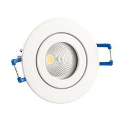 Rutec Einbauspot Tulka Edelst.V4Am.Clipver.IP55 weiss starr 1,4401 X5CrNiMo 316 MR11 