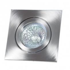 Rutec Einbauspot Tulka Edelst.V4Am.Clipver.Eckig IP55 starr 1,4401 X5CrNiMo 316 