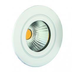 Rutec LED-Leuchte LED Einbaustr. 8W IP55 o.Konverter starr 1,4401 X5CrNiMo 316 weiss / EEK: F 