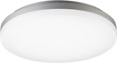 Sigor LED-Leuchte Aufbauleuchte Circel 270mm silber, 29W 3000K IP20 120° 3300lm Ra80 / EEK: E 