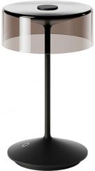 Sigor Akku-Glasleuchte Numotion 265mm nachtschwarz 2,2W Flex-Mood 2200K/2700K IP54 171lm Ra85 dim, 