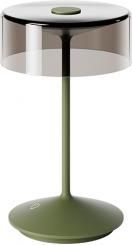 Sigor Akku-Glasleuchte Numotion 265mm tannengrün 2,2W Flex-Mood 2200K/2700K IP54 171lm Ra85 dim, VP 