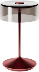 Sigor Akku-Glasleuchte Numotion 265mm kirschrot 2,2W Flex-Mood 2200K/2700K IP54 171lm Ra85 dim 