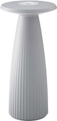 Sigor  Akku-Tischleuchte Nuflair 245mm nebelgrau 2,2W Flex-Mood 2200K/2700K IP54 Ra85 dim 